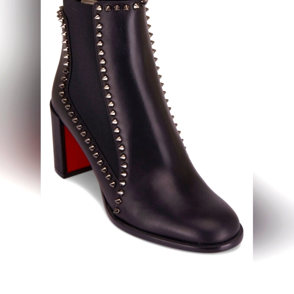 Christian LouboutinOutline Black Leather Spike Boot, 70mm Authentic ✅️ - Picture 3 of 12